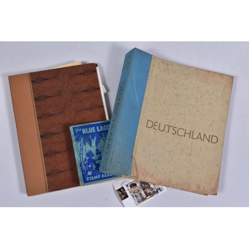 97 - A COLLECTION OF MAINLY GERMAN (ALLIED OCCUPATION AND EARLY DDR) STAMPS in old Schaubek album, also n... 