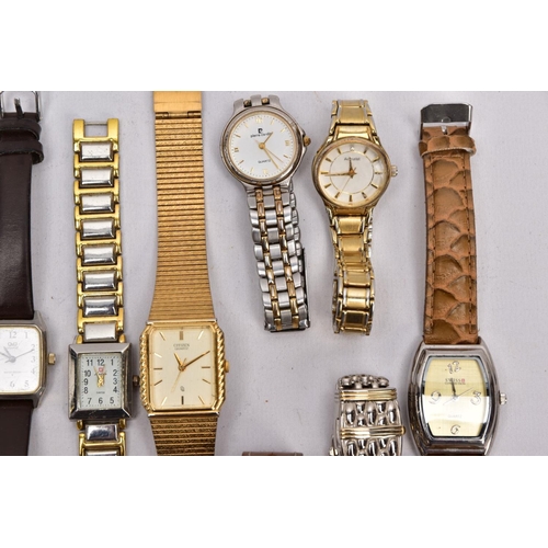 183 - A BAG OF ASSORTED LADIES WRISTWATCHES, twenty watches in total, mostly quartz movements, variety of ... 