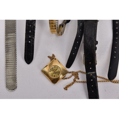 185 - A BAG OF TWENTY 'SEKONDA' WRISTWATCHES AND A 'SEKONDA' WATCH FOB, mostly ladies quartz watches, of v... 