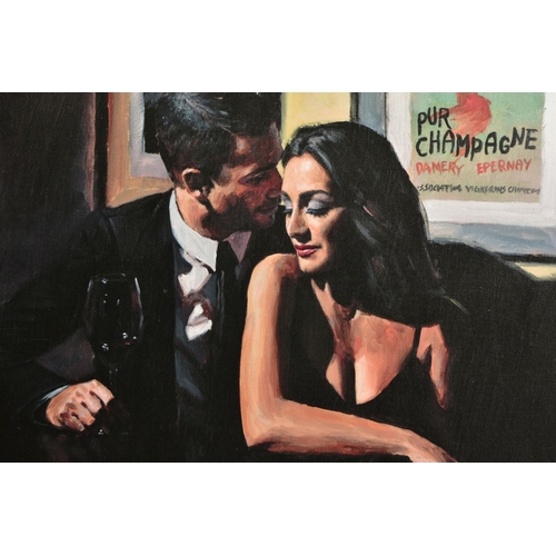 307 - FABIAN PEREZ (ARGENTINA 1967) 'PROPOSAL AT HOTEL DU VIN', a limited edition print 36/95, male and fe... 