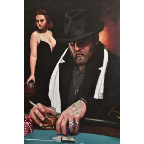 310 - VINCENT KAMP (BRITISH CONTEMPORARY) 'NOT DONE YET' a limited edition print of a gambler in a casino ... 