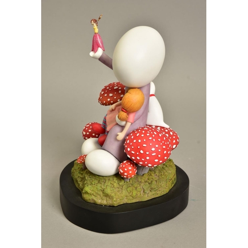 337 - DOUG HYDE (BRITISH 1972) 'MAKE A WISH',  limited edition sculpture of a girl and her doll, impressed... 