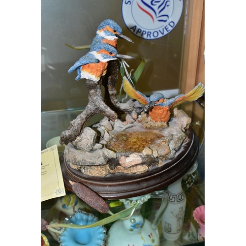 377 - A ROYAL DOULTON/COUNTRY ARTISTS LIMITED EDITION SCULPTURE 'WATERS EDGE' BY MICHAEL ABBERLEY, sculptu... 