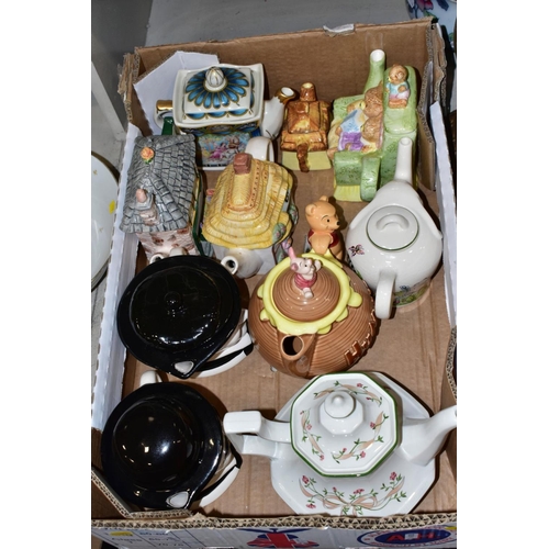 440 - TWO BOXES AND LOOSE OF CERAMICS, GLASS AND METALWARE, including a Chinese Famille rose  bowl,(chip a... 