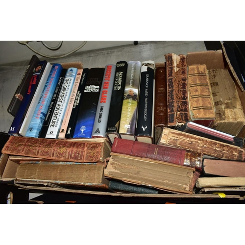 500 - THREE BOXES OF BOOKS, to include subjects on woodworking, furniture, restoration, photography, mount... 