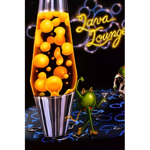 503 - MICHAEL GODARD (AMERICAN CONTEMPORARY) 'LAVA LOUNGE', a limited edition print depicting olives in a ... 