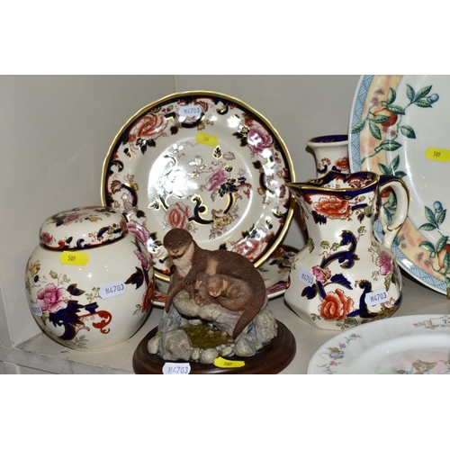 509 - DECORATIVE CERAMICS ETC, to include a boxed Beswick Peter Rabbit, Royal Albert 'Tom Kitten' plate, C... 