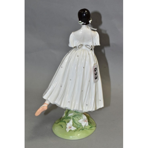 533 - A LIMITED EDITION COALPORT FIGURE 'Dame Alicia Markova' from The Royal Academy of Dancing Collection... 