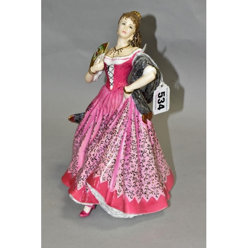 534 - A LIMITED EDITION ROYAL DOULTON FIGURE, 'Carmen' HN3993 from Opera Heroines Collection sculptured by... 