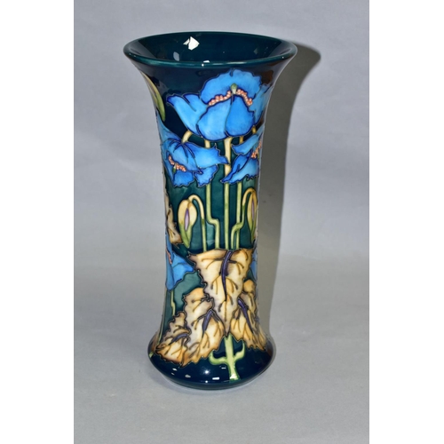 536 - A MOORCROFT POTTERY LIMITED EDITION COLLECTORS CLUB, 'Blue Rhapsody' pattern vase, designed by Phill... 