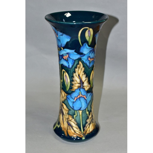 536 - A MOORCROFT POTTERY LIMITED EDITION COLLECTORS CLUB, 'Blue Rhapsody' pattern vase, designed by Phill... 