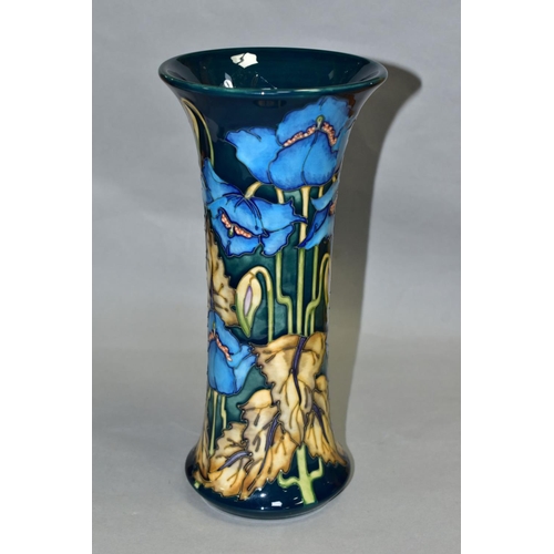 536 - A MOORCROFT POTTERY LIMITED EDITION COLLECTORS CLUB, 'Blue Rhapsody' pattern vase, designed by Phill... 