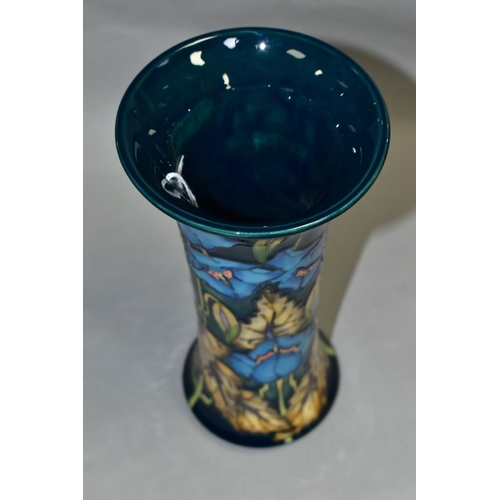 536 - A MOORCROFT POTTERY LIMITED EDITION COLLECTORS CLUB, 'Blue Rhapsody' pattern vase, designed by Phill... 