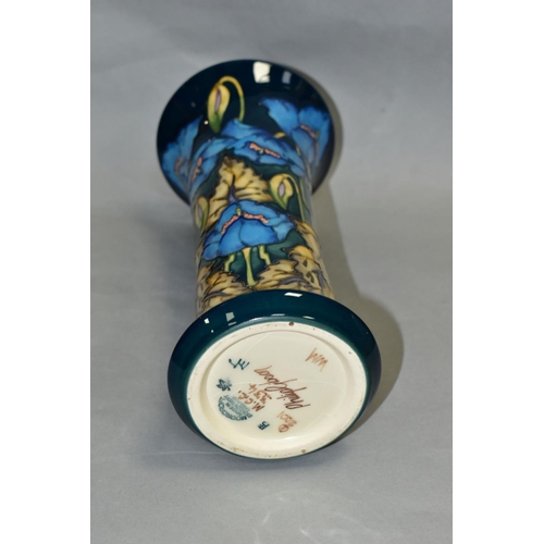 536 - A MOORCROFT POTTERY LIMITED EDITION COLLECTORS CLUB, 'Blue Rhapsody' pattern vase, designed by Phill... 