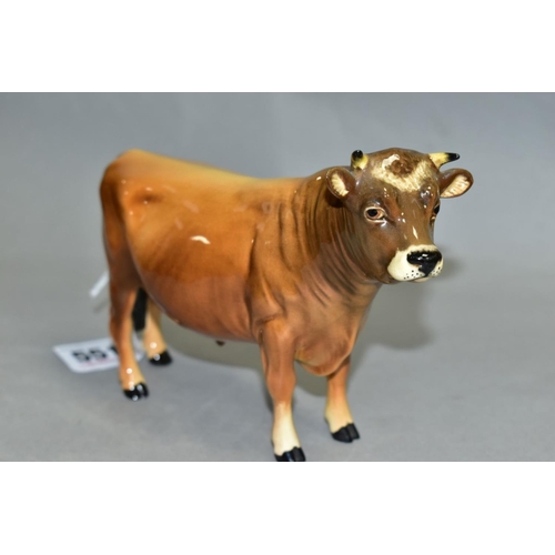 551 - TWO BESWICK JERSEY CATTLE, Bull Ch.'Dunsley Coy Boy' No 1422 and Cow Ch 'Newton Tinkle' No 1345 (2) ... 