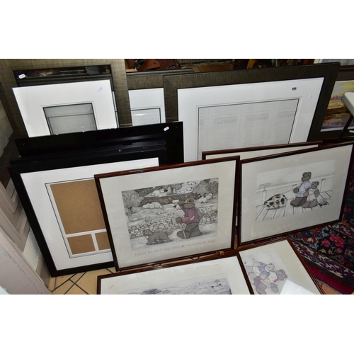 585 - PICTURE FRAMES AND PRINTS, etc, to include frame by Ultimat The Professional Photographer Supplier, ... 