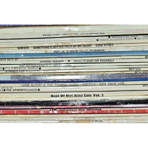 601 - TWO TRAYS CONTAINING OVER TWO HUNDRED AND TWENTY LPs AND 7IN SINGLES artists include The Byrds, Jimi... 