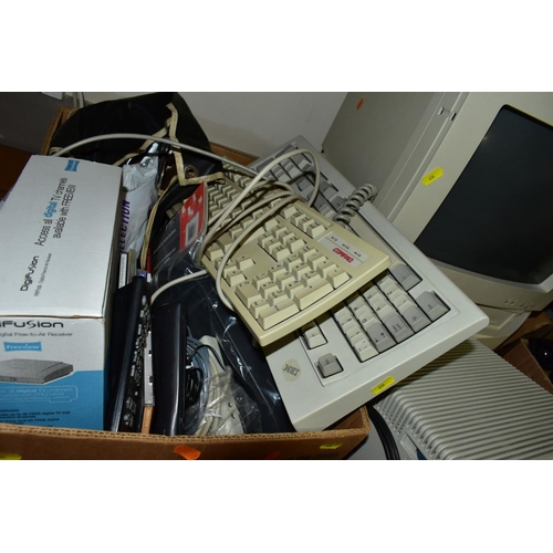 634 - COMPUTER EQUIPMENT ETC, to include an IBM Type 8550 computer with IBM 8513002 monitor, Compaq Presar... 