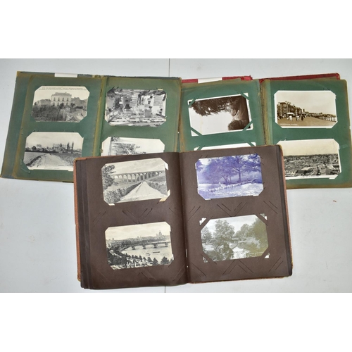 638 - POSTCARDS, a collection of approximately 340 postcards in three albums, comprising 100 images from F... 