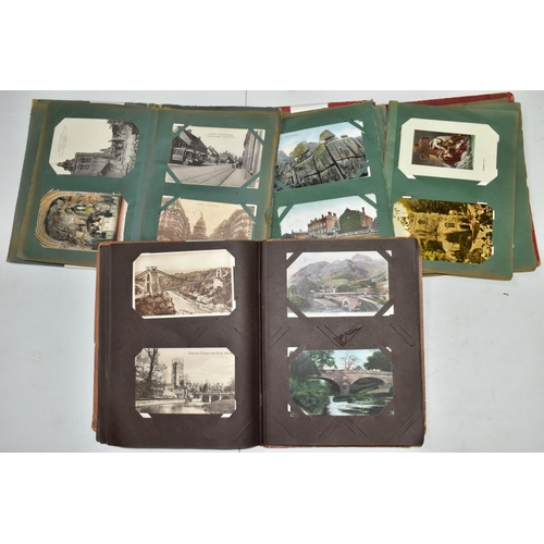 638 - POSTCARDS, a collection of approximately 340 postcards in three albums, comprising 100 images from F... 