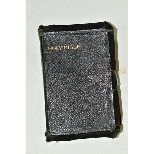 645 - BIBLE, a  bible signed by the Christian Missionary GLADYS AYLWARD, the message reads 'Xmas 1941 to D... 