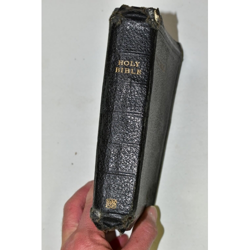 645 - BIBLE, a  bible signed by the Christian Missionary GLADYS AYLWARD, the message reads 'Xmas 1941 to D... 