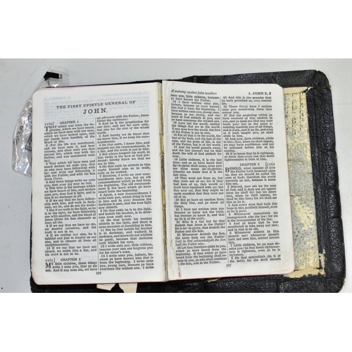 645 - BIBLE, a  bible signed by the Christian Missionary GLADYS AYLWARD, the message reads 'Xmas 1941 to D... 