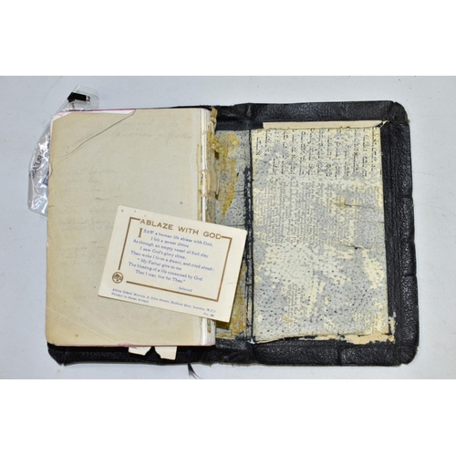 645 - BIBLE, a  bible signed by the Christian Missionary GLADYS AYLWARD, the message reads 'Xmas 1941 to D... 