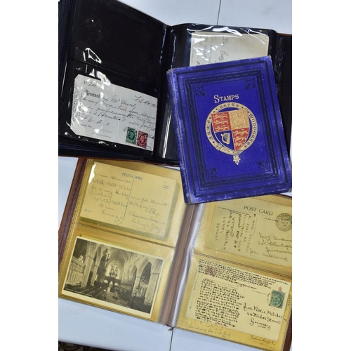 662 - EPHEMERA AND POSTAL HISTORY, three albums containing an unusual collection of Arms and Crests, monog... 