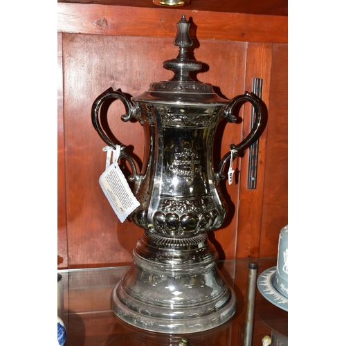 677 - PORTMEIRION POTTERY LIMITED EDITION REPLICA OF THE F.A. CUP, a scale replica of the Football Associa... 