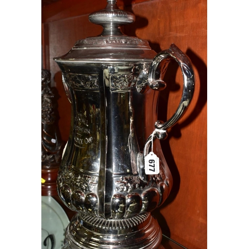 677 - PORTMEIRION POTTERY LIMITED EDITION REPLICA OF THE F.A. CUP, a scale replica of the Football Associa... 