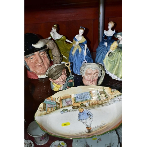 685 - ROYAL DOULTON CERAMICS, comprising four figural sculptures 'Lynne' HN2329, 'Adrienne' HN2304, 'Fragr... 