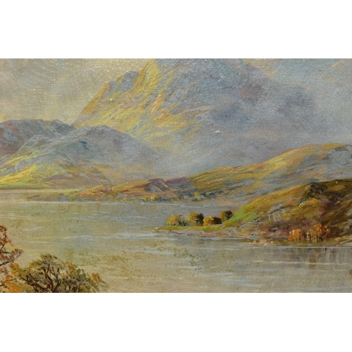 691 - FRANCIS E.JAMIESON (1895-1950) 'LOCH KATRINE', a Scottish landscape, a large body of water to the fo... 