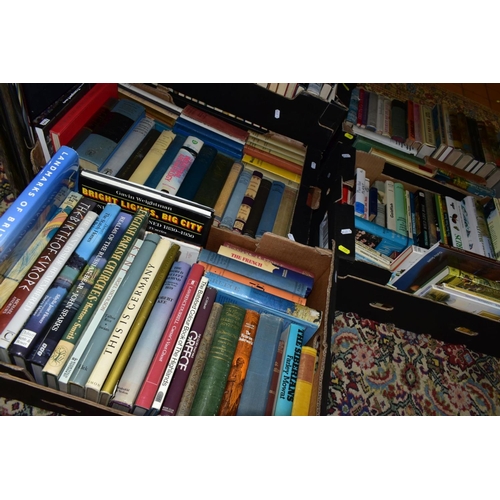 709 - BOOKS, six boxes containing approximately two hundred and ten titles including Flora Fauna, Wildlife... 