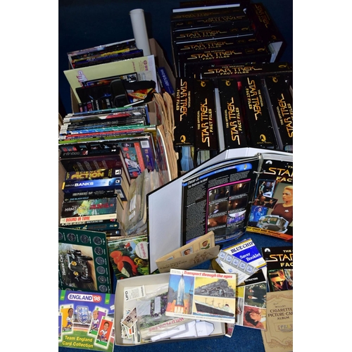 745 - A QUANTITY OF SCI-FI RELATED BOOKS, MAGAZINES AND EPHEMERA, majority is Doctor Who or Star Trek rela... 