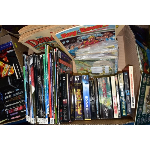 745 - A QUANTITY OF SCI-FI RELATED BOOKS, MAGAZINES AND EPHEMERA, majority is Doctor Who or Star Trek rela... 