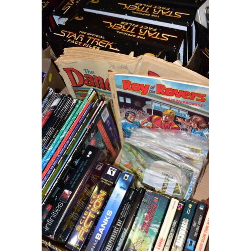 745 - A QUANTITY OF SCI-FI RELATED BOOKS, MAGAZINES AND EPHEMERA, majority is Doctor Who or Star Trek rela... 