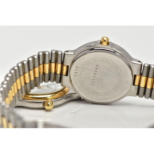39 - TWO LADIES 'LONGINES' QUARTZ WRISTWATCHES, the first with a round white dial signed 'Longines', Roma... 