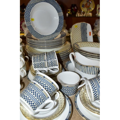 WEDGWOOD 'SAMURAI' DINNER WARES, comprising four meat plates