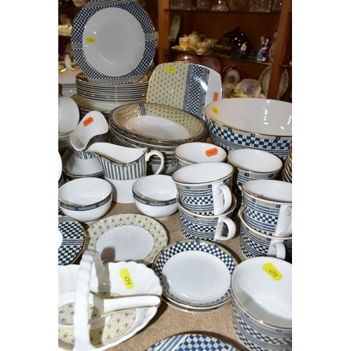 WEDGWOOD 'SAMURAI' DINNER WARES, comprising four meat plates