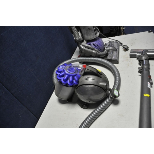 1089 - A DYSON DC24 ANIMAL BALL VACUUM CLEANER (brush bar not turning) and a Dyson DC49 Pull Along vacuum c... 