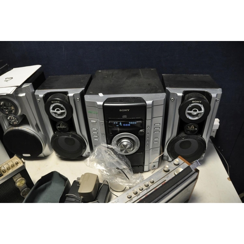 1094 - A SONY MHC-RG121 HI FI with 2 speakers, a Lennox Hi Fi, a Sony Tape player (all three PAT pass and w... 