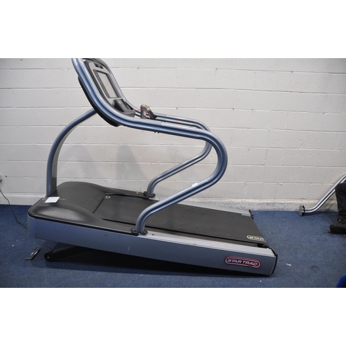 1125 - A STARTRAC E-TRxe TREADMILL, with 15in TV Touchscreen with Star Trac Coach (not PAT tested as no cab... 