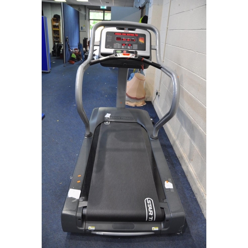 1128 - AN STARTRAC E-TRx TREADMILL with LED screen (not PAT tested as no cable supplied but tested for work... 