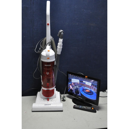 1146 - A SAMSUNG LE19C 19in TV with remote and a Smart Upright Vacuum cleaner (both PAT pass and working)