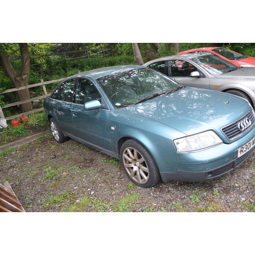 898 - A 1998 AUDI A6 four door Saloon Car in metallic light Green, 2.4 V6 Petrol Engine Automatic gearbox,... 