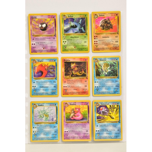 228 - A QUANTITY OF POKEMON CARDS, just over 100 Pokemon TCG cards from Base Set, Base Set 2, Fossil, Jung... 