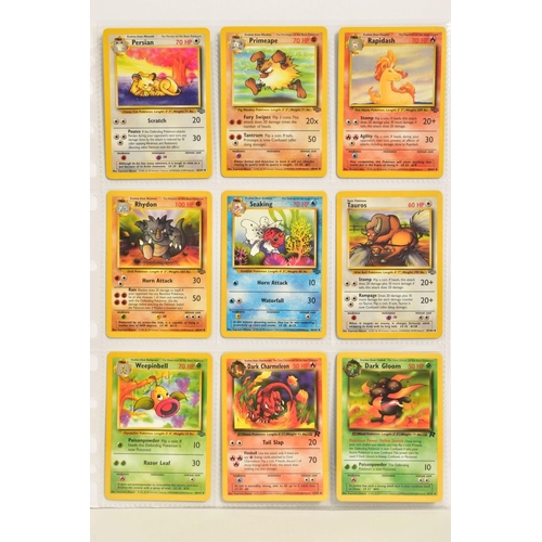 228 - A QUANTITY OF POKEMON CARDS, just over 100 Pokemon TCG cards from Base Set, Base Set 2, Fossil, Jung... 