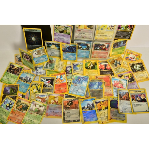 229 - A QUANTITY OF ASSORTED POKEMON CARDS, over 140 cards from a variety of sets ranging from Base Set to... 