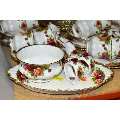 369 - A ROYAL ALBERT OLD COUNTRY ROSES PART DINNER SERVICE AND ORNAMENTAL WARES, comprising ten dinner pla... 